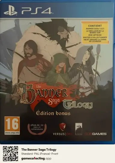 The Banner Saga Trilogy PlayStation 4, France box front
