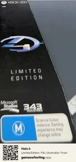 Halo 4 Xbox 360, Australia box front