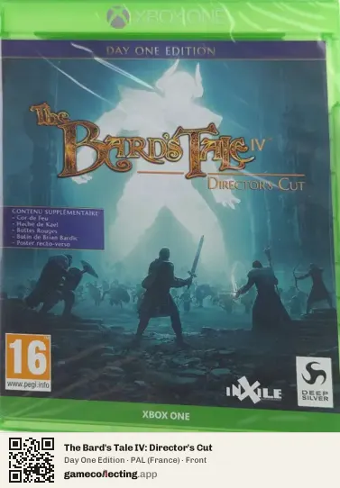 The Bard's Tale IV: Director's Cut Xbox One, France box front