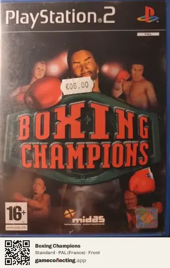 Boxing Champions PlayStation 2, France box front