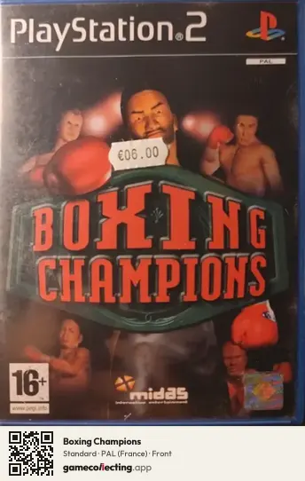 Boxing Champions PlayStation 2, France box front
