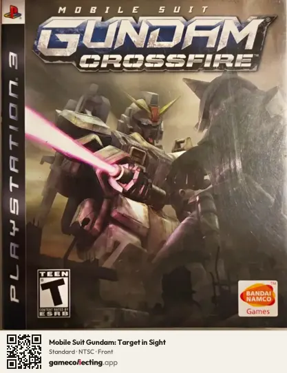 Mobile Suit Gundam: Target in Sight PlayStation 3, NTSC box front