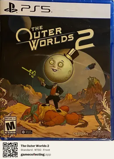 The Outer Worlds 2 PlayStation 5, NTSC box front