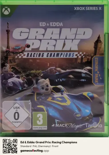 Ed & Edda: Grand Prix: Racing Champions Xbox Series X, Germany box front
