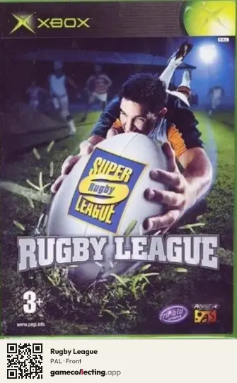 Rugby League Xbox, PAL box front