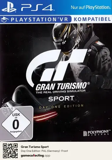 Gran Turismo Sport PlayStation 4, Germany box front