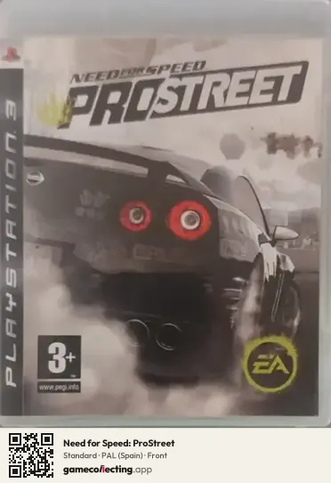 Need for Speed: ProStreet PlayStation 3, Spain box front