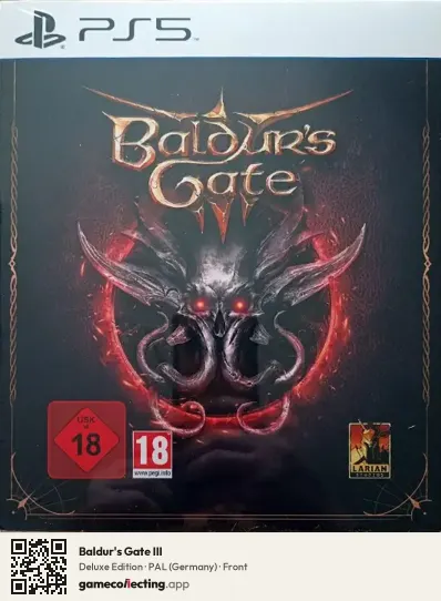 Baldur's Gate III PlayStation 5, Germany box front