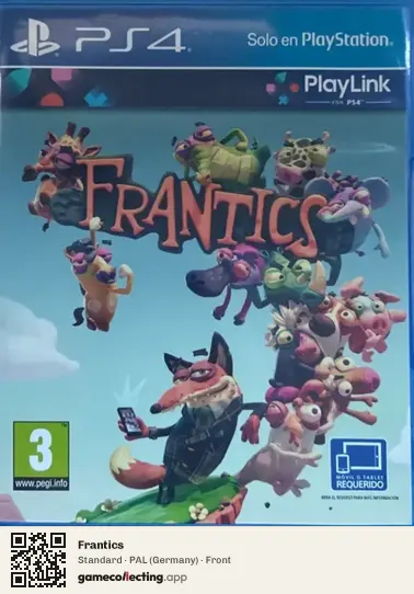 Frantics PlayStation 4, Germany box front