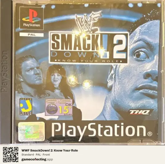 WWF SmackDown! 2: Know Your Role PlayStation, PAL box front