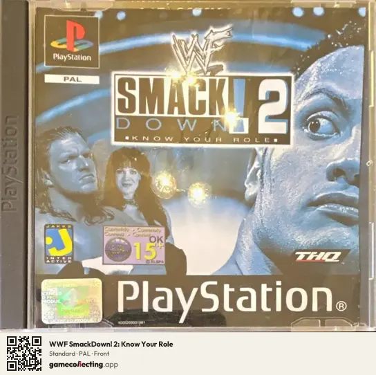 WWF SmackDown! 2: Know Your Role PlayStation, PAL box front