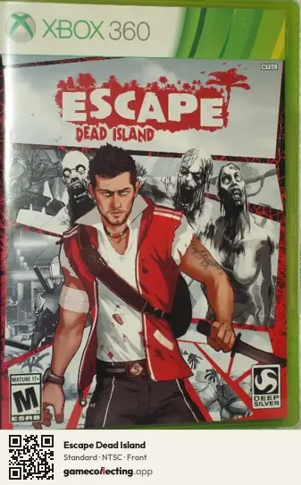 Escape Dead Island Xbox 360, NTSC box front