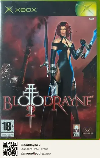 BloodRayne 2 Xbox, PAL box front