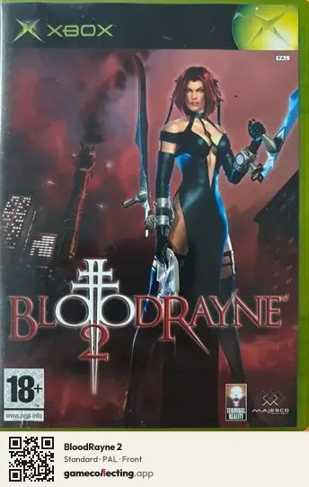 BloodRayne 2 Xbox, PAL box front