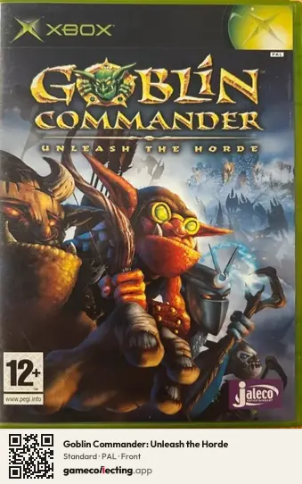 Goblin Commander: Unleash the Horde Xbox, PAL box front