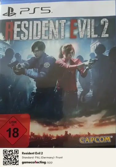Resident Evil 2 PlayStation 5, Germany box front