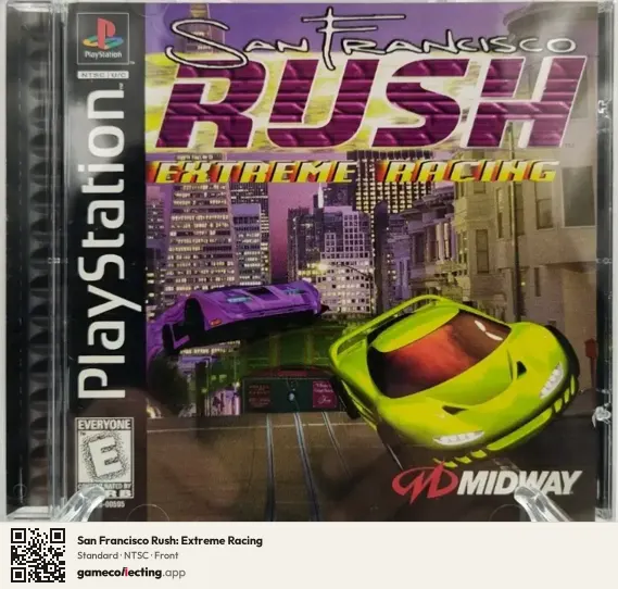 San Francisco Rush: Extreme Racing PlayStation, NTSC box front