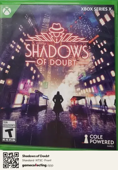 Shadows of Doubt Xbox Series X, NTSC box front
