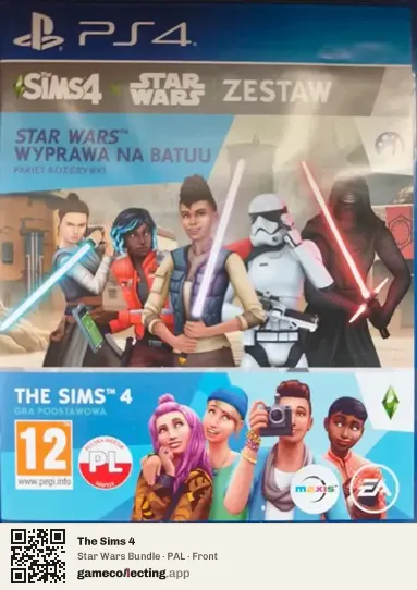 The Sims 4 PlayStation 4, PAL box front