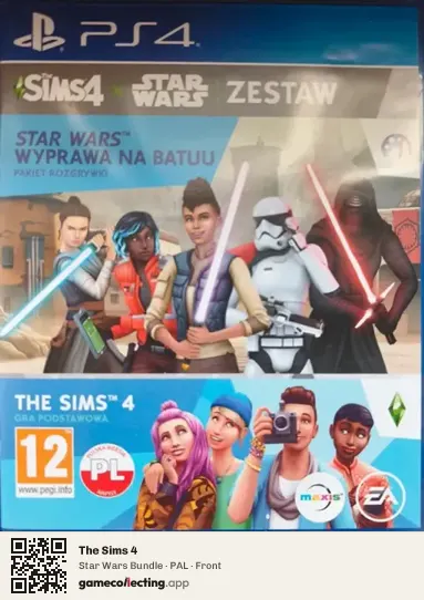 The Sims 4 PlayStation 4, PAL box front