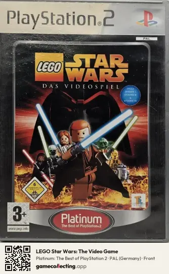 LEGO Star Wars: The Video Game PlayStation 2, Germany box front