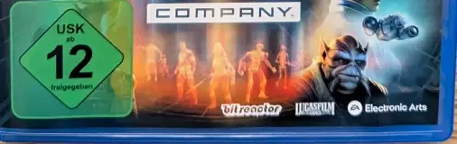 Star Wars Zero Company, the USK square on its front