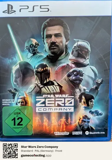 Star Wars Zero Company PlayStation 5, Germany box front
