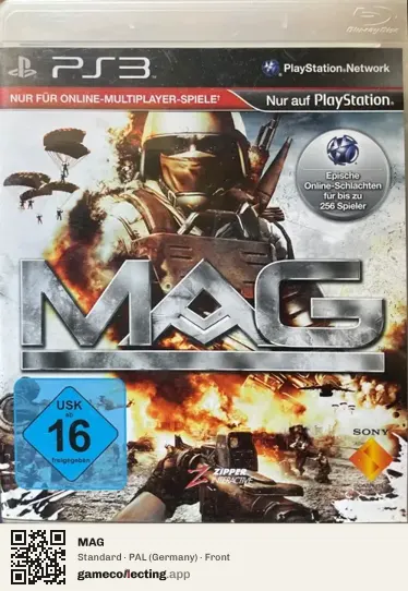MAG PlayStation 3, Germany box front