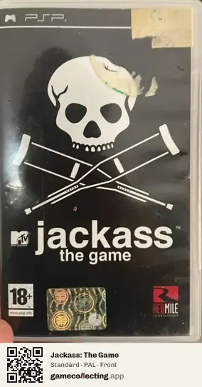 Jackass: The Game PlayStation Portable, PAL box front