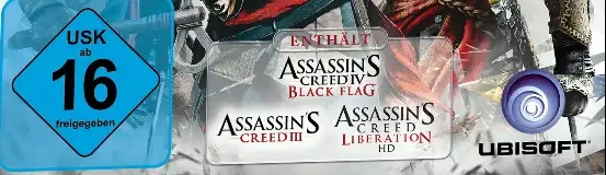 Assassin's Creed: The Americas Collection, the USK square on its front