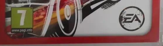 Burnout Paradise, the PEGI square on its front