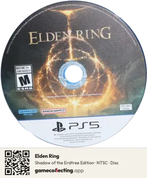 Elden Ring PlayStation 5, NTSC disc