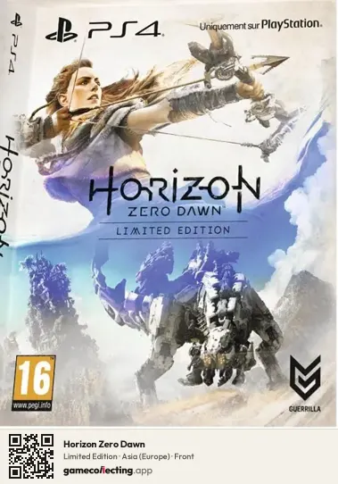 Horizon Zero Dawn PlayStation 4, Europe box front