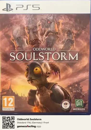 Oddworld: Soulstorm PlayStation 5, Germany box front