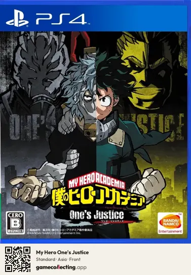 My Hero One's Justice PlayStation 4, Asia box front