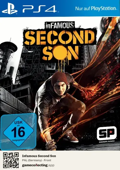 Infamous Second Son PlayStation 4, Germany box front