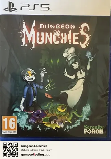 Dungeon Munchies PlayStation 5, PAL box front