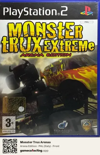 Monster Trux Arenas PlayStation 2, Italy box front