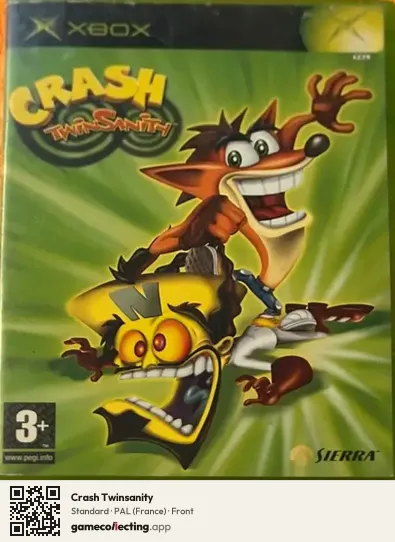 Crash Twinsanity Xbox, France box front