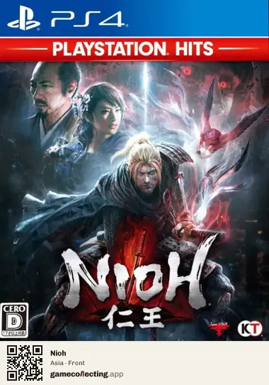 Nioh PlayStation 4, Asia box front