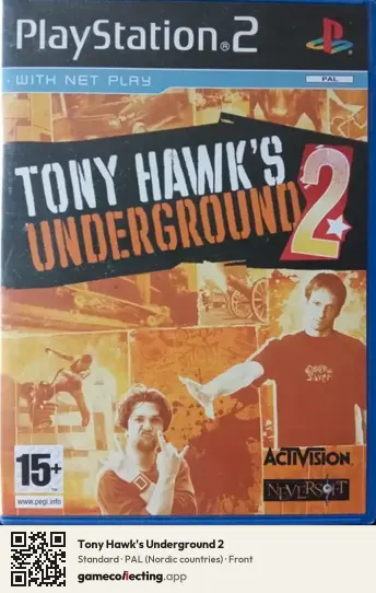 Tony Hawk's Underground 2 PlayStation 2, Nordic countries box front