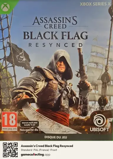 Assassin's Creed Black Flag Resynced Xbox Series X, France box front