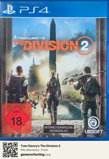 Tom Clancy's The Division 2 PlayStation 4, Germany box front