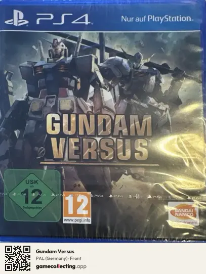 Gundam Versus PlayStation 4, Germany box front