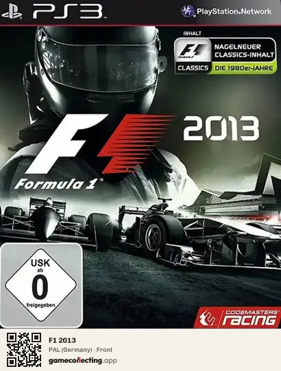 F1 2013 PlayStation 3, Germany box front