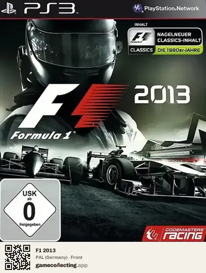 F1 2013 PlayStation 3, Germany box front