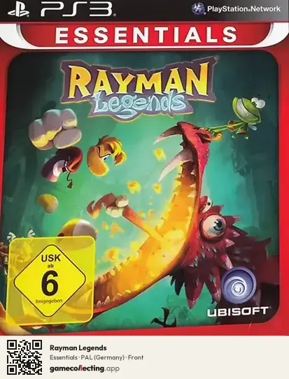 Rayman Legends PlayStation 3, Germany box front