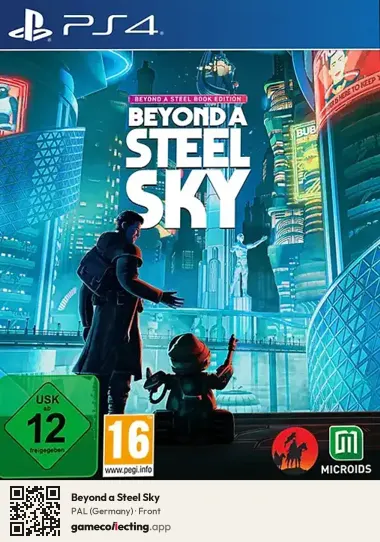 Beyond a Steel Sky PlayStation 4, Germany box front