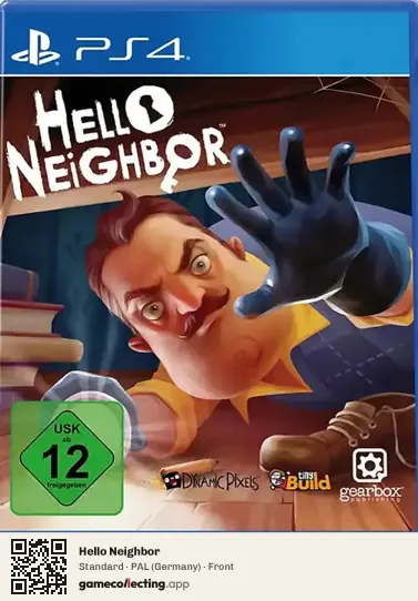 Hello Neighbor PlayStation 4, Germany box front