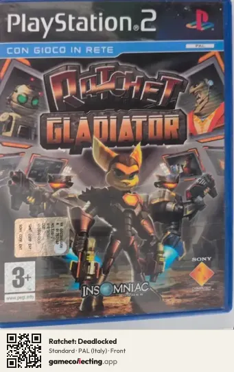 Ratchet: Deadlocked PlayStation 2, Italy box front